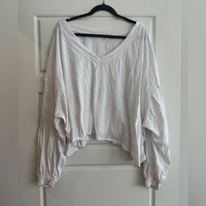 We The Free long sleeve cropped shirt